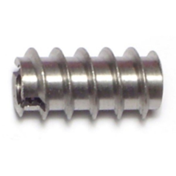 Knife Thread Insert,  1/4"-20 Int Thrd Sz,  3/4 in L,  Steel,  Plain,  20 PK