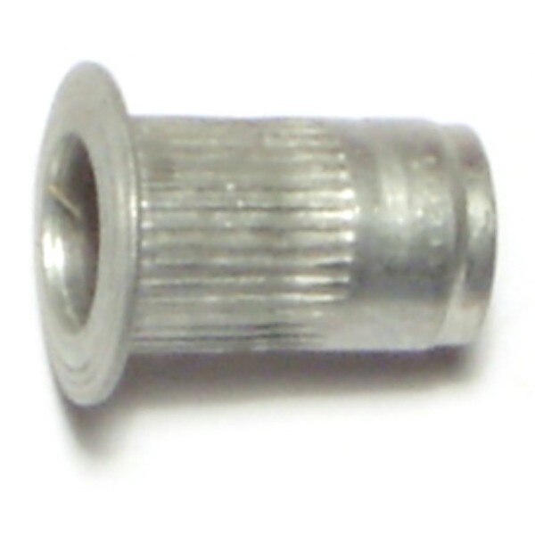 Blind Nut Insert,  #10-24 Thrd Sz,  Aluminum,  10 PK