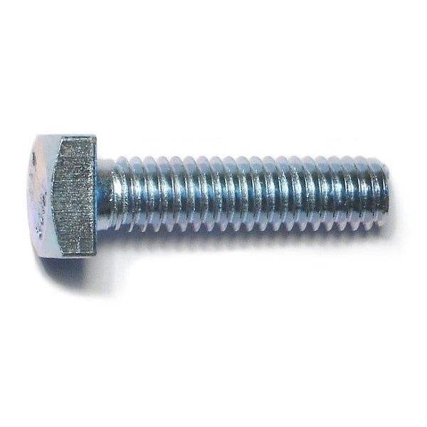 Square Head Bolt,  Steel,  Zinc Plated,  5/16"-18 Thread Size,  1-1/4" Lg,  4 PK