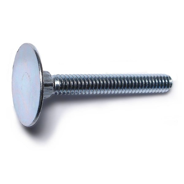 1/4"-20 x 2" Zinc Plated Steel Coarse Thread Flat Countersunk Head Elevator Bolts 10PK