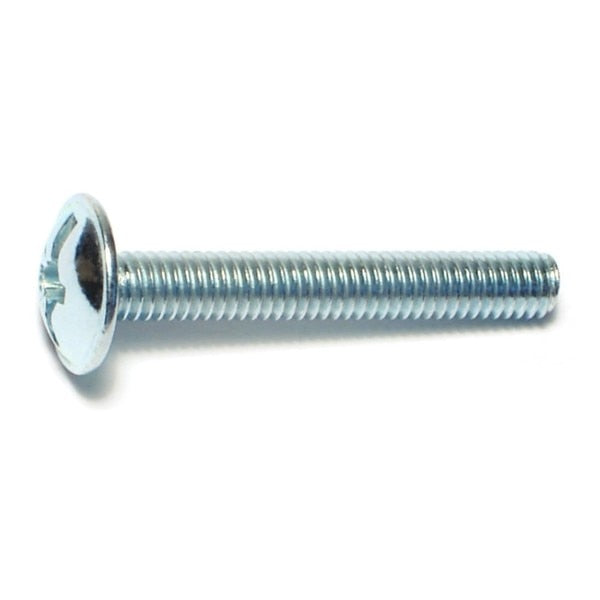 M4-0.70 x 28 mm Combination Slotted/Phillips Truss Machine Screw,  Zinc Plated Steel,  15 PK
