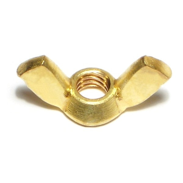 Wing Nut,  5/16"-18,  Brass,  10 PK