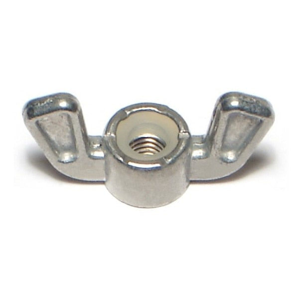 Wing Nut,  #10-32,  Steel,  Zinc Plated,  20 PK