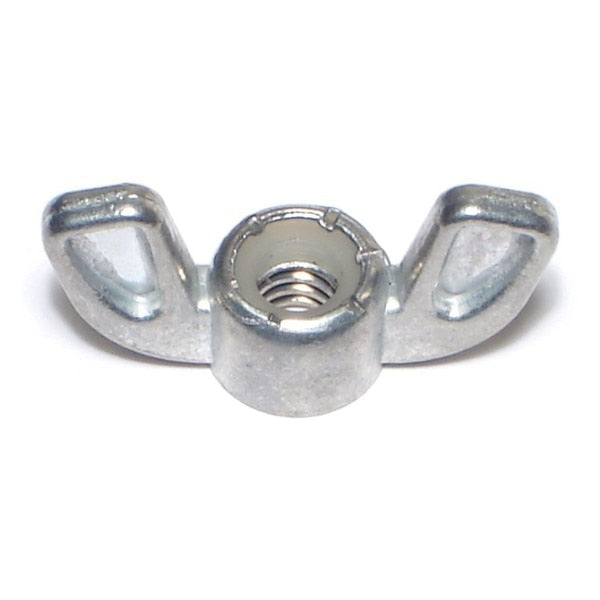 Wing Nut,  1/4"-20,  Steel,  Zinc Plated,  20 PK