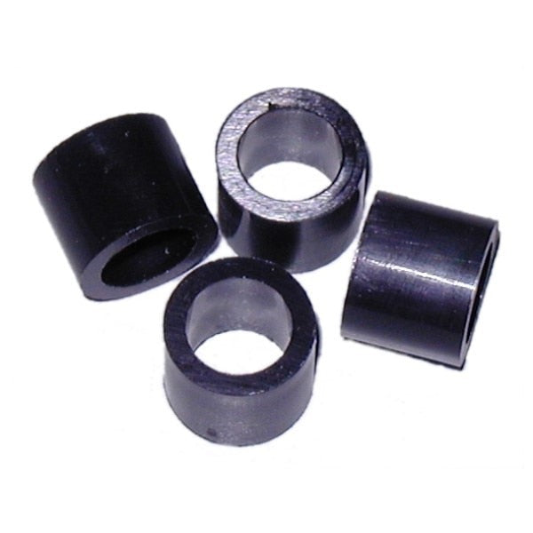 Round Spacer,  Nylon,  10 mm Overall Lg,  8.3 mm Inside Dia