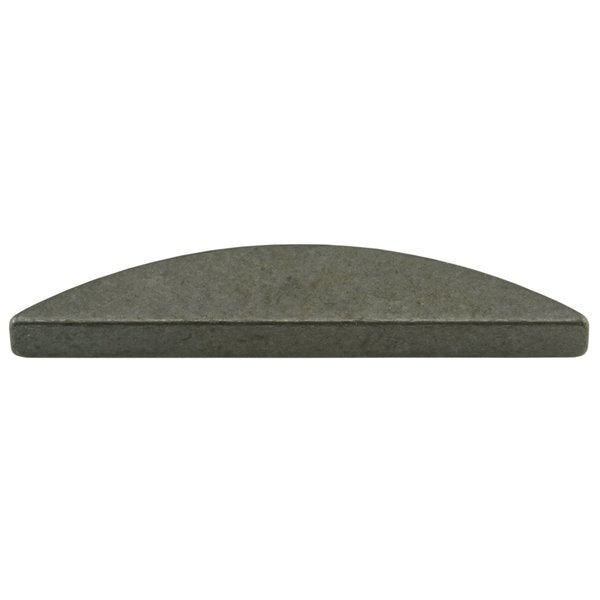 Woodruff Key,  3/16 x 5/16 in Key Size,  316 SAE Number,  1-13/32" H,  Steel Zinc,  6 PK