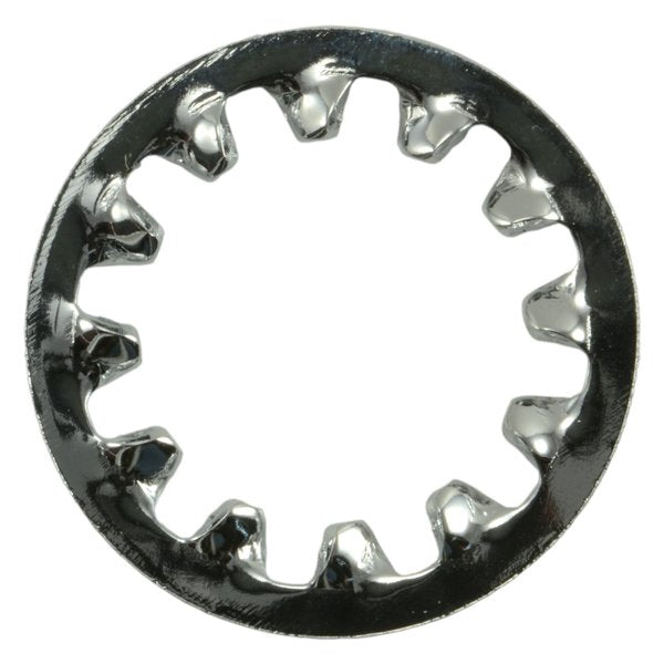 Internal Tooth Lock Washer,  Fits Bolt Size 5/8 in Steel,  Chrome Plated Finish,  10 PK