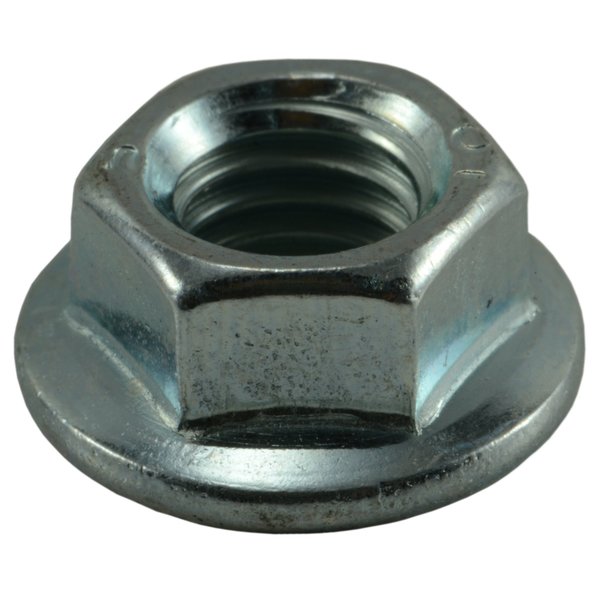 Flange Nut,  M8-1.25,  Steel,  Class 10,  Zinc Plated,  15 PK