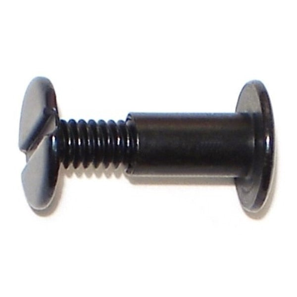 3/8" Brl Lg,  Black Anodized Aluminum Black,  10 PK