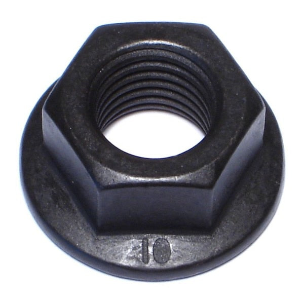 Flange Nut,  M16-2.00,  Steel,  Class 10,  Black Phosphate,  5 PK