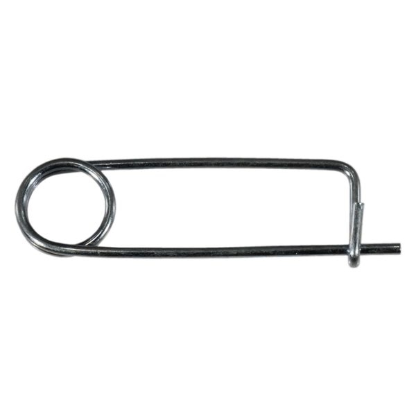 .054" x 1-1/16" Zinc Plated Steel Safety Pins 10PK