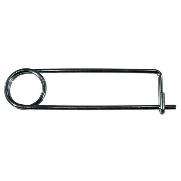 .120" x 2-3/4" Zinc Plated Steel Safety Pins 6PK