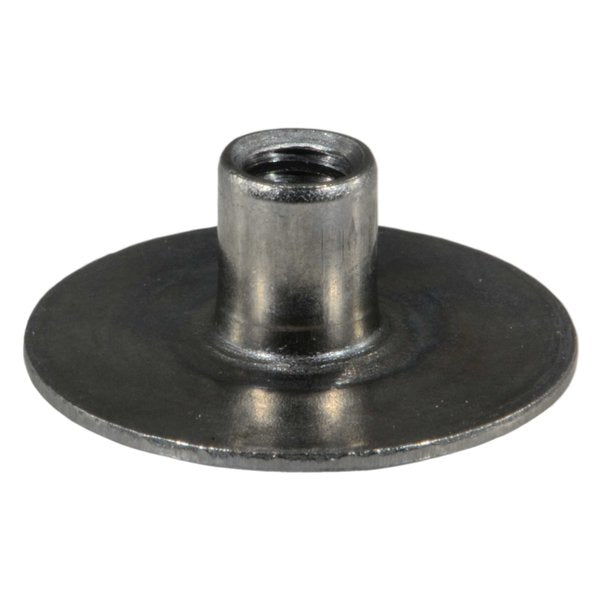 Round Weld Nut,  #8-32,  Steel,  1/4" Lg,  20 PK