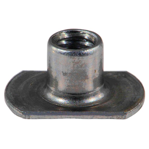 Tab Weld Nut,  1/4"-20,  Steel,  5/16" Lg,  15 PK