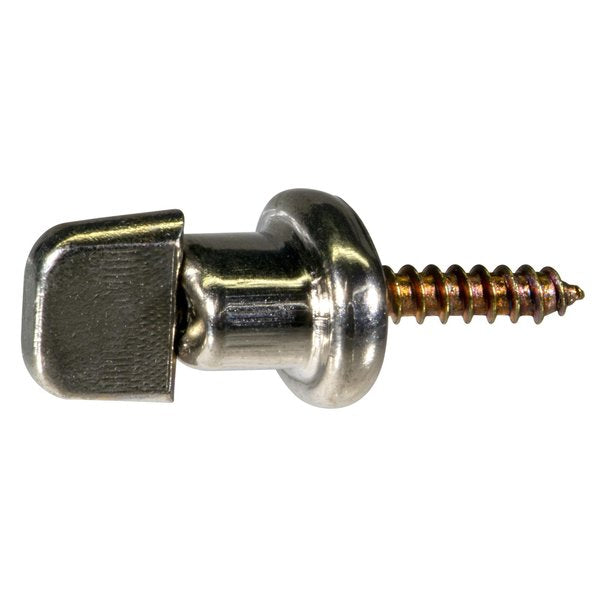 #7 x 5/8" Nickel Single Stud Turn Buttons 2PK