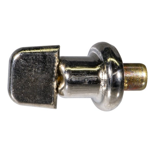 Nickel Rivet Mount Single Stud Turn Buttons 2PK