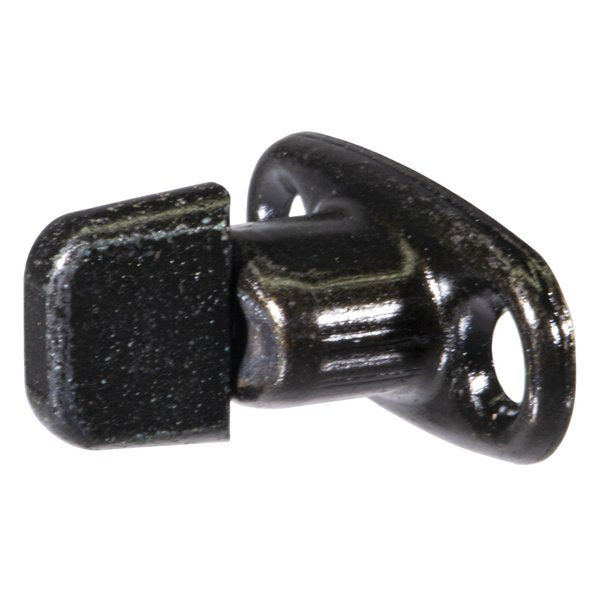 2-Screw Hole Black Double Stud Turn Buttons 2PK