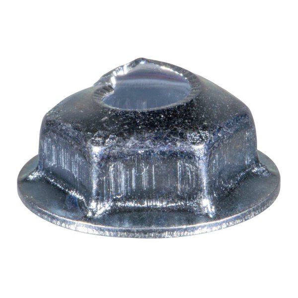 1/4"-20 x 19/32"Zinc Plated Steel Coarse Thread Washer Lock Nuts 10PK