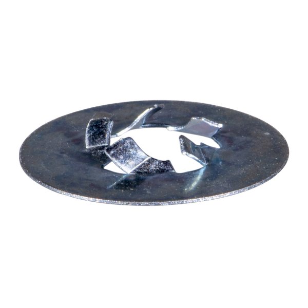 6mm x 17mm Zinc Plated Steel Push Nut Bolt Retainers 15PK