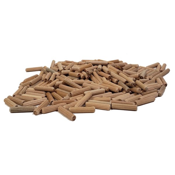 Dowel Pins 1/4,  1000pcs. Fluted,  hardwood dowel pins for strong joints