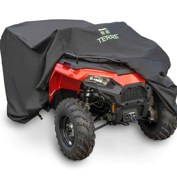 ATV Cover Waterproof Heavy Duty Fits Most Quads,  Windproof Buckle Strapping