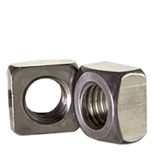 1/4"-20 Square Nuts Grade 2 Steel/Plain ,  5000PK