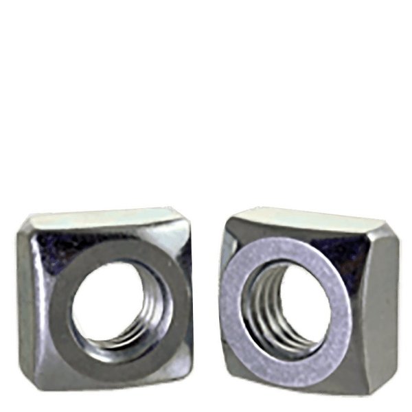 5/16"-18 Square Nuts Grade 2 Steel/Zinc Plated ,  2500PK