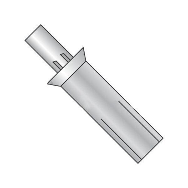 Drive Pin Rivets,  Countersunk Head Head,  5/32" Dia.,  1/2" L,  Aluminum Body,  1000 PK