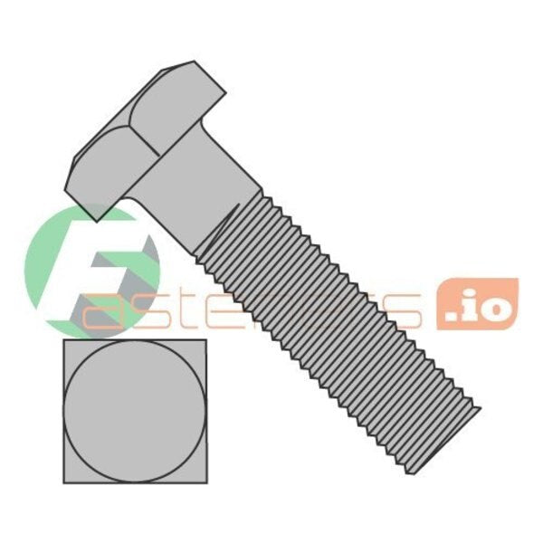 Square Head Bolt,  Steel,  Plain,  1/4"-20 Thread Size,  2" Lg,  800 PK