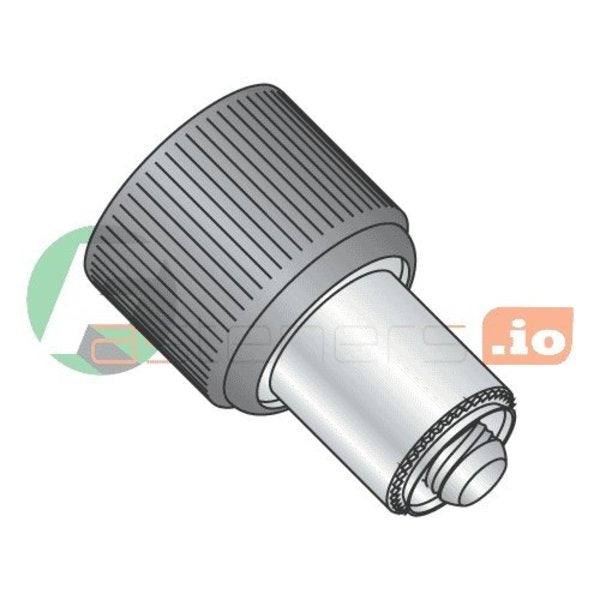 Captive Panel Screw,  #10-32 Thrd Sz,  Black Steel