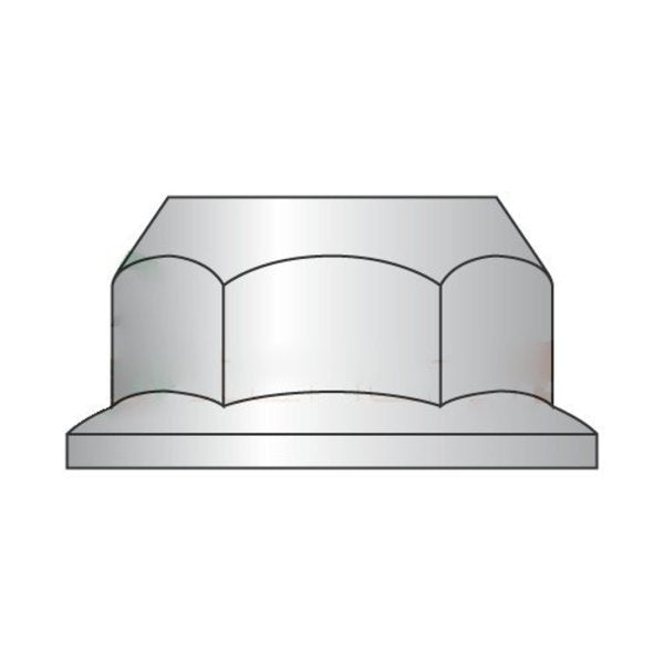 Flange Nut,  M8-1.25,  316 Stainless Steel,  Not Graded,  13 mm Hex Wd,  750 PK