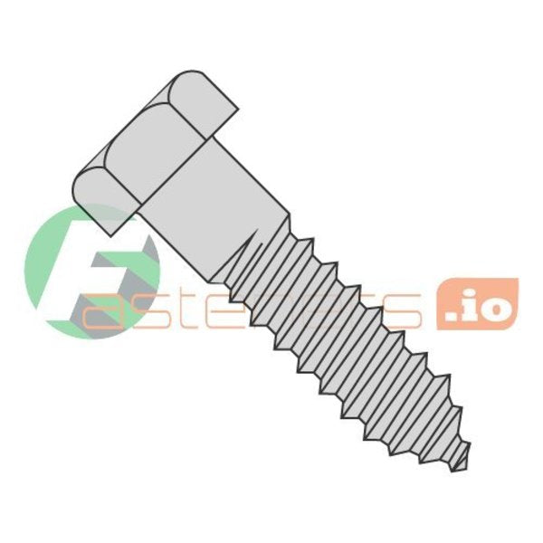 Lag Screw,  3/8 in,  12 in,  Steel,  Hot Dipped Galvanized Hex 25 PK