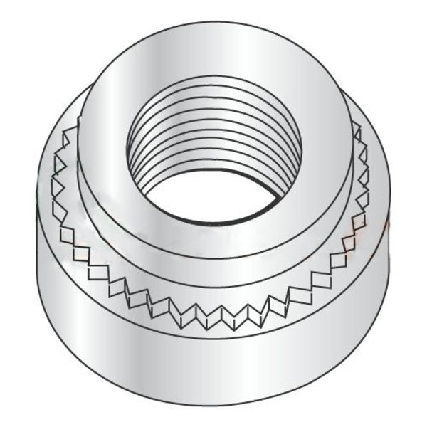 M3 -0.5-2 Self Clinching Nuts/Steel/Zinc/Shank Height: 1.38mm/Minimum Sheet Thickness: 1.4mm, 7000PK