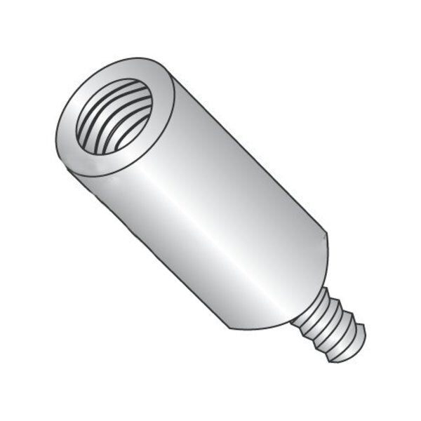 Round Standoffs,  #4-40 Thrd Sz,  1 in Bd L,  18-8 Stainless Steel Plain,  3/16 in OD