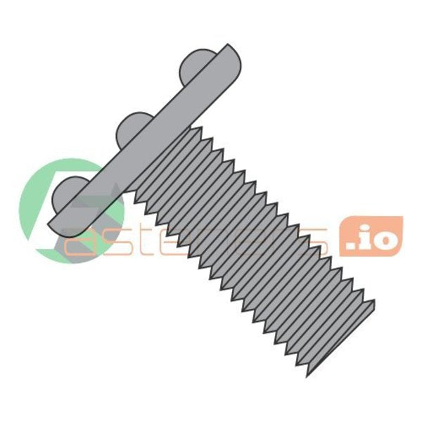 Weld Screw,  5/16"-18,  3/4 in,  Top Projection,  Steel,  Plain Finish,  1000 PK