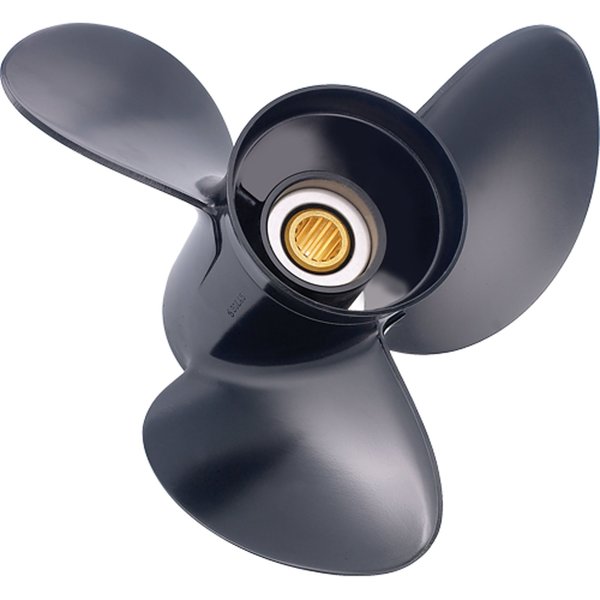 Solas 2211-101-13 Amita 3 Aluminum 3-Blade Propeller - RH,  10.1" Diameter x 13" Pitch x 14-Spline