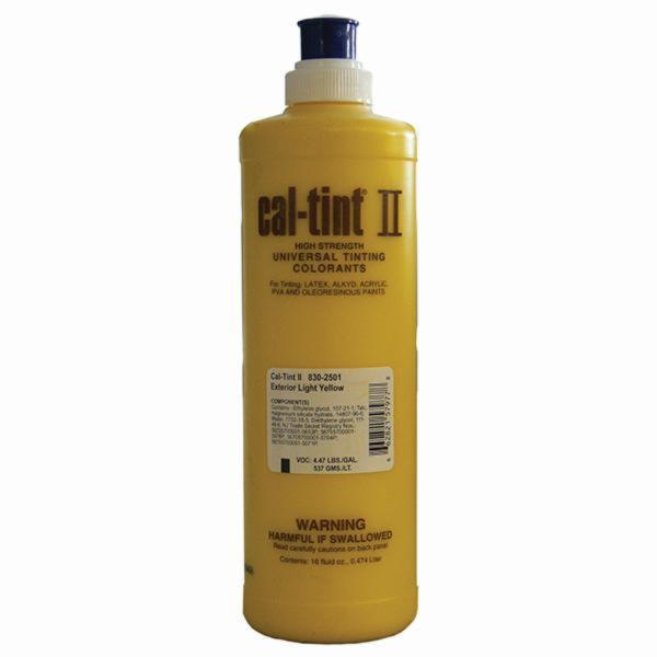 16 Oz 830-2501 Light Yellow Cal-Tint II Universal Colorant