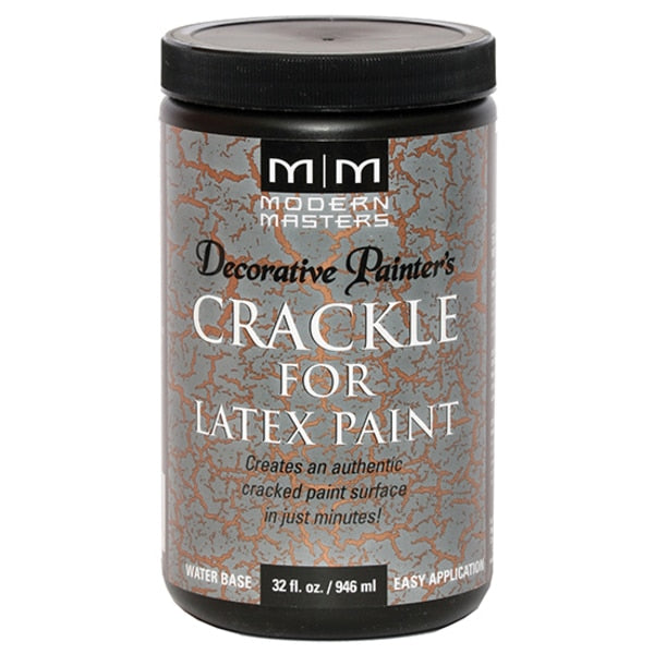 1 Qt Modern Masters DP601 Black Decorative Painter's WB Crackle