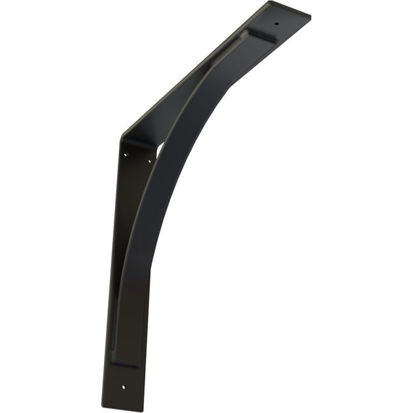 Morris Steel Bracket,  Powder Coated Black 3"W x 20"D x 20"H