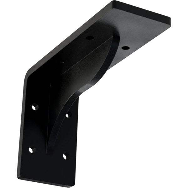 Embrey Steel Bracket,  Powder Coated Black 2"W x 6"D x 3 3/4"H