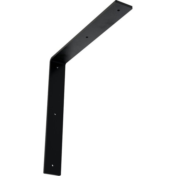 Hamilton Steel Bracket,  Powder Coated Black 2"W x 14"D x 14"H