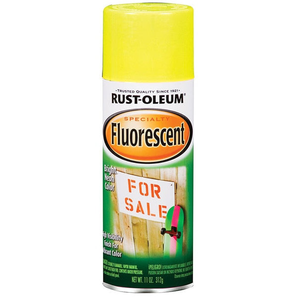 11 Oz Yellow Specialty Fluorescent Spray