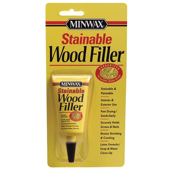 1 Oz Natural Stainable Wood Filler Interior / Exterior Wood Filler