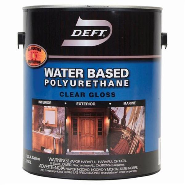 1 Gal Clear Polyurethane WaterBased Interior/Exterior Gloss