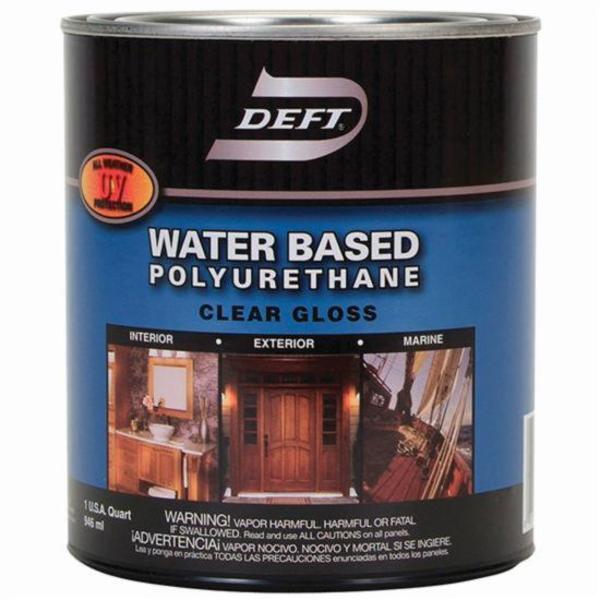 1 Qt Clear Polyurethane WaterBased Interior/Exterior Gloss