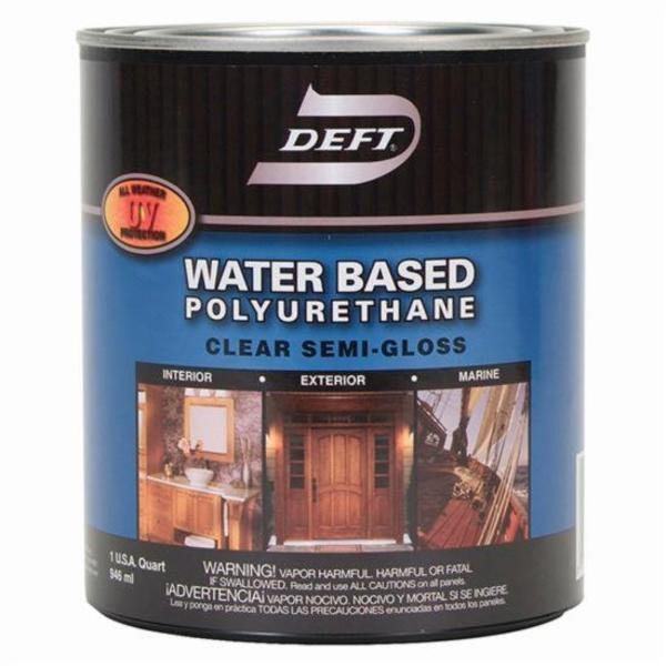 1 Qt Clear Polyurethane WaterBased Interior/Exterior Semi-Gloss