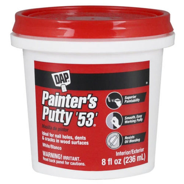 1/2 Pt White #53 Painter's Putty Professional Painter’s Putty