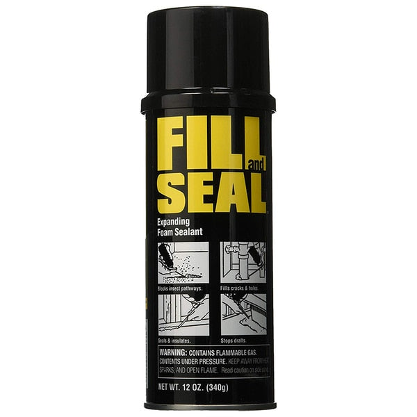 Air Sealing Spray Foam Sealant,  12 oz,  Aerosol Can