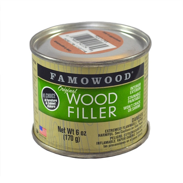 6 Oz Red Oak Famowood Solvent Based Original Wood Filler