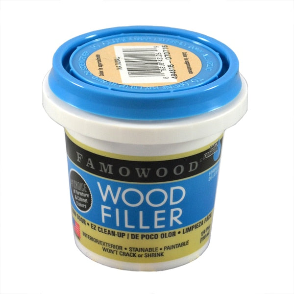 1/4 Pt Natural Famowood Water-Based Latex Wood Filler